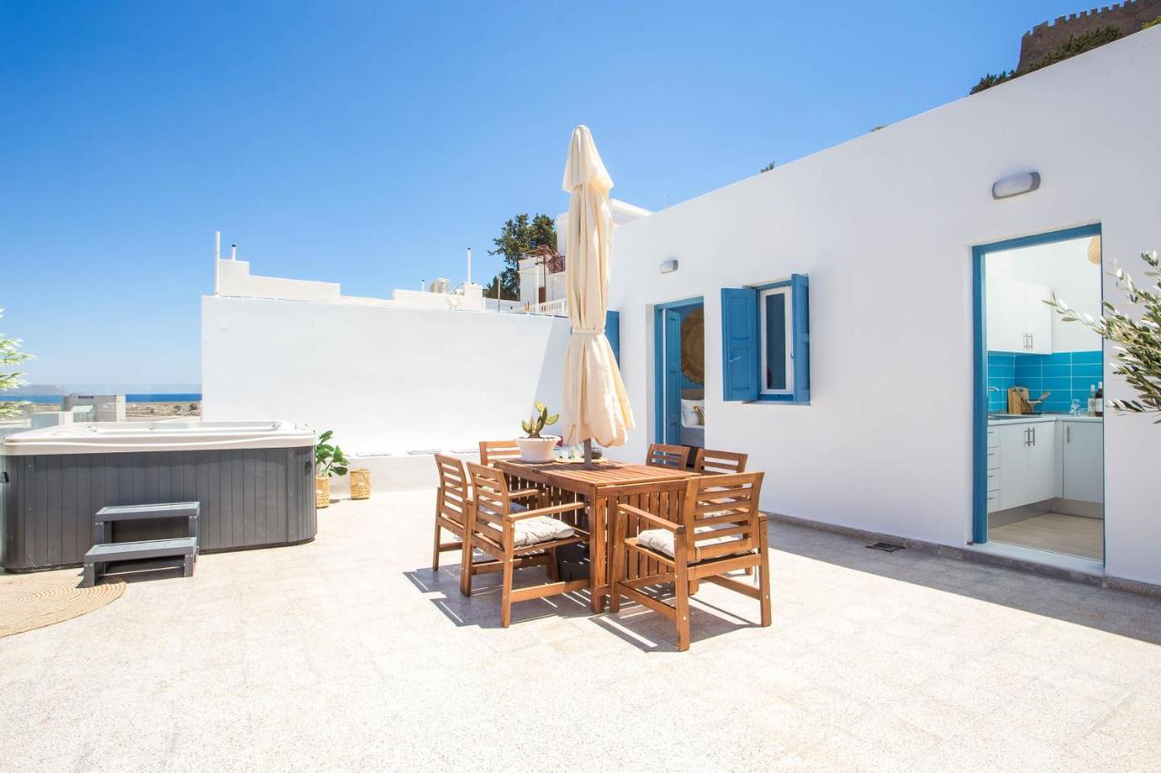 Villa Euphrosyne Lindos  Bagian luar foto